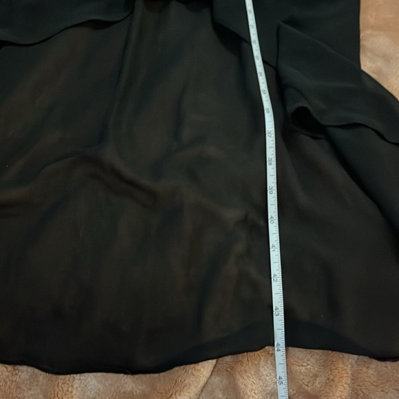 NEW LOOK Black Rose Embossed High Low Sleeveless Dress - Picture 8 of 12